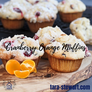 Cranberry Orange Muffins muffin recipes breakfast breakfast recipes breakfast muffin recipes tara-stewart.com cranberries oranges 