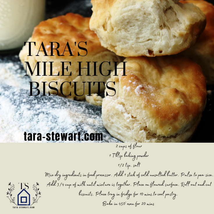 Tar's Mile High Biscuits biscuts biscuit recipes tara-stewart.com biscuits and gravy jam honey and biscuits chicken and biscuits buttery biscuits easy biscuits no fail biscuits